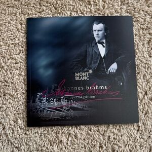 Mont Blanc Pen Johannes Brahms Special Edition International Service Guide Book